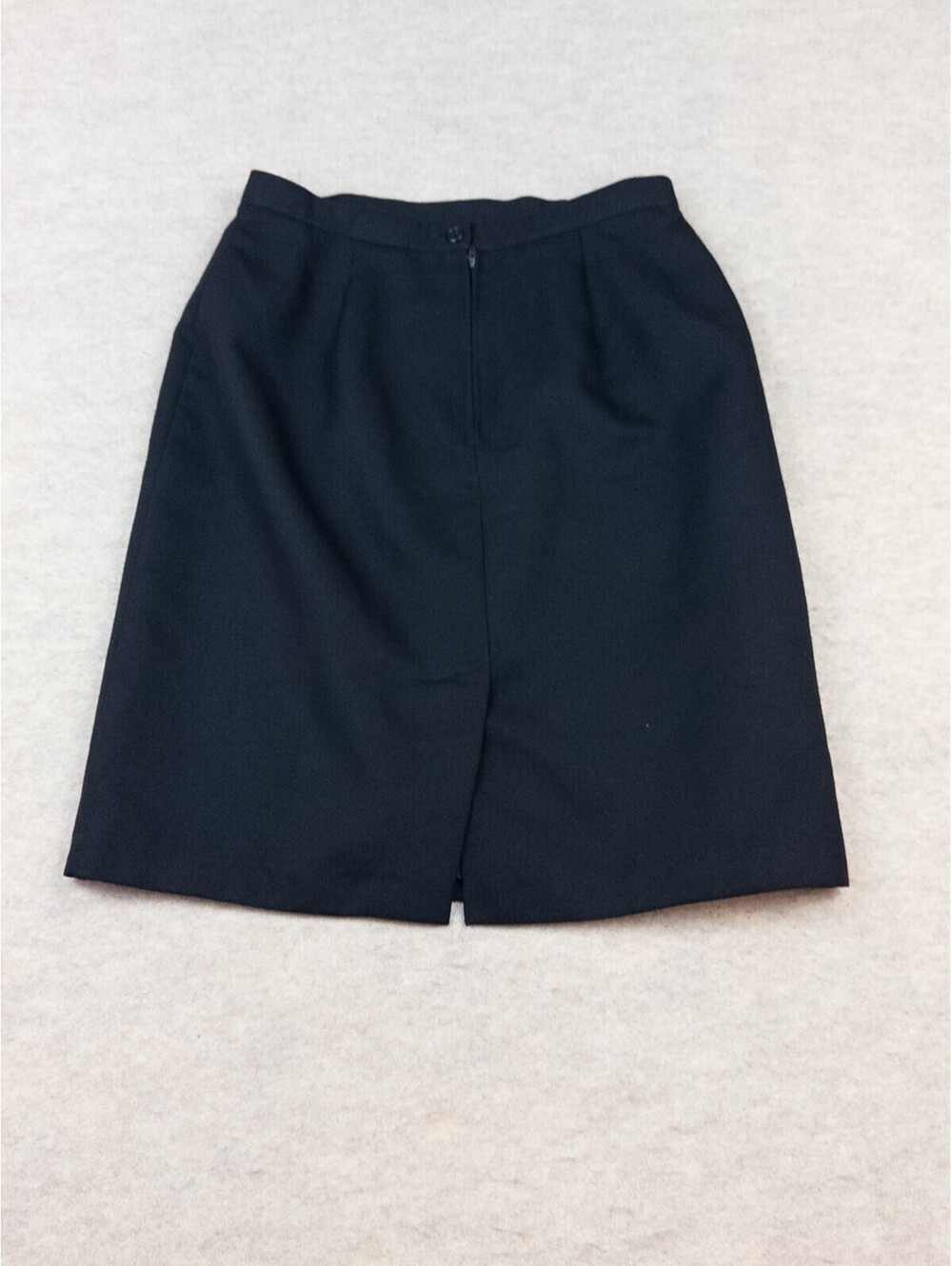 Sellecca Classic Black Wool Blend Skirt Size 12